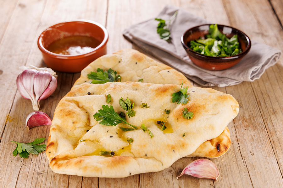 Indisches Kefir-Naanbrot – Luftig und weich